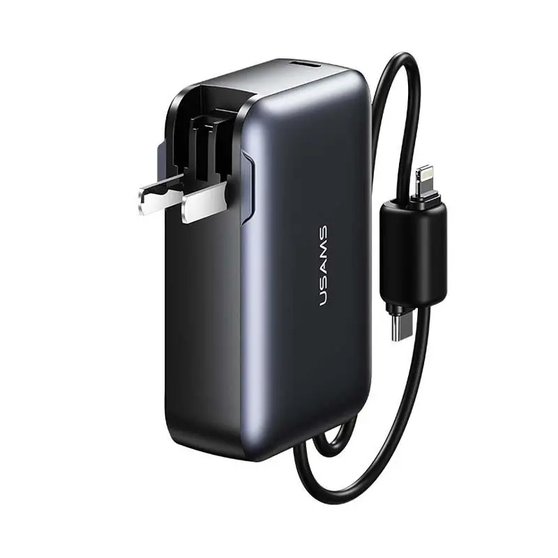 پاوربانک یوسمز مدل US-CD260 ظرفیت 10000 میلی‌آمپر‌ ساعت توان 22.5 وات -02